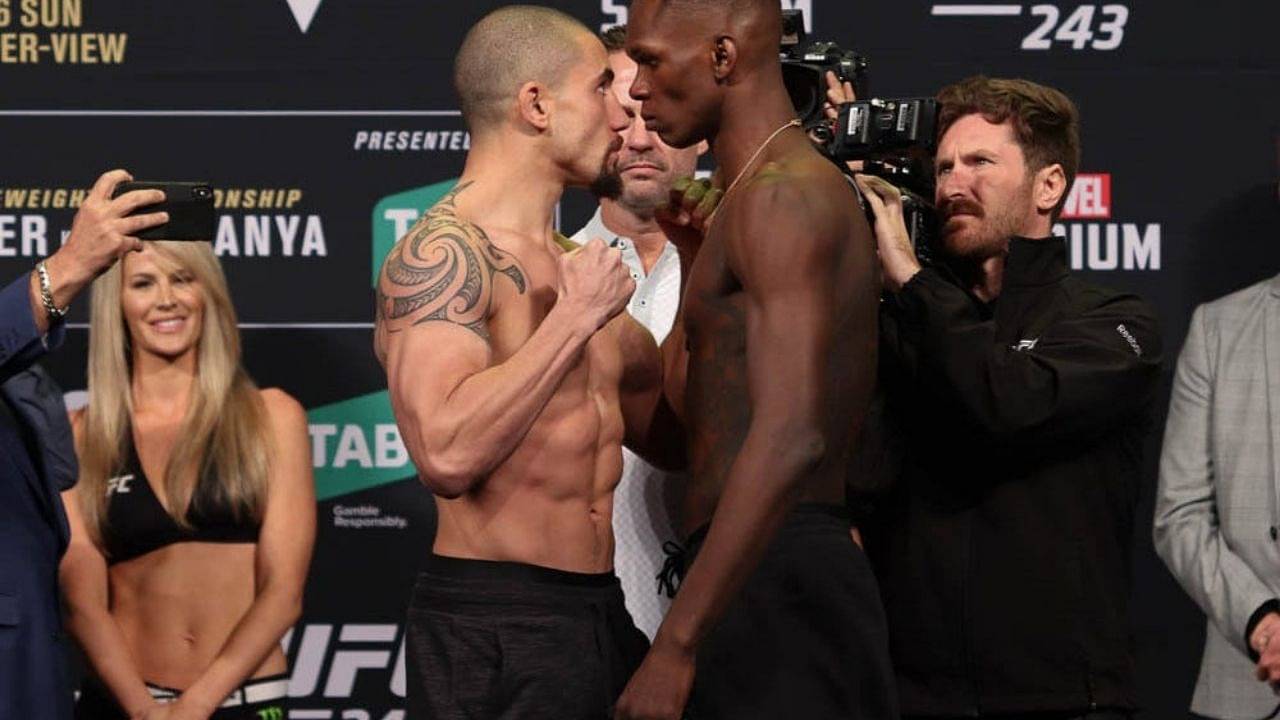 "He's definitely confused" - Robert Whittaker fires back at Israel Adesanya's "good guy" comment