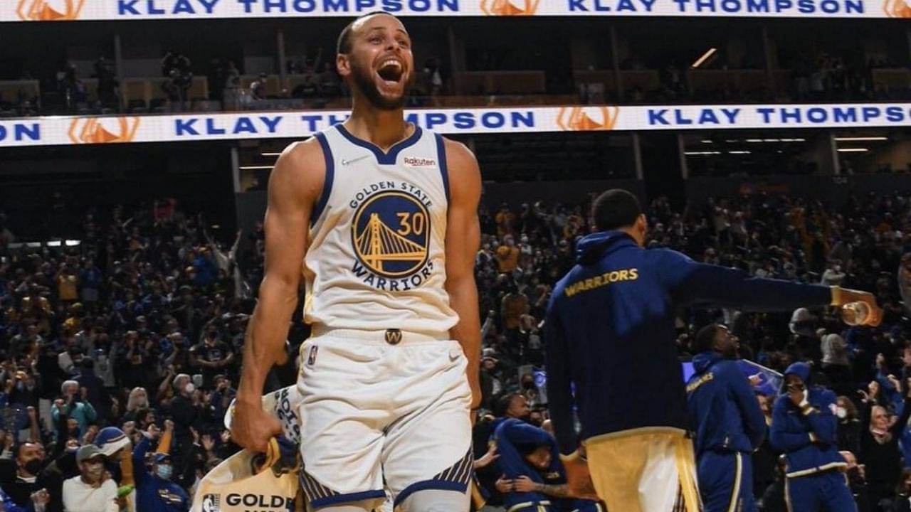 “Stephen Curry really shrieked like a sheep during his postgame interview!”: The GSW MVP and NBA Twitter burst out laughing as a user edits Curry's scream with that of a sheep