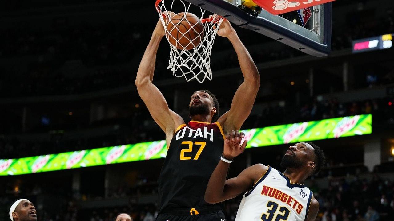 "Every single guy on our team was locked in defensively": Rudy Gobert's return with a '+36' plus-minus game inspires Jazz to a huge victory against the Nuggets