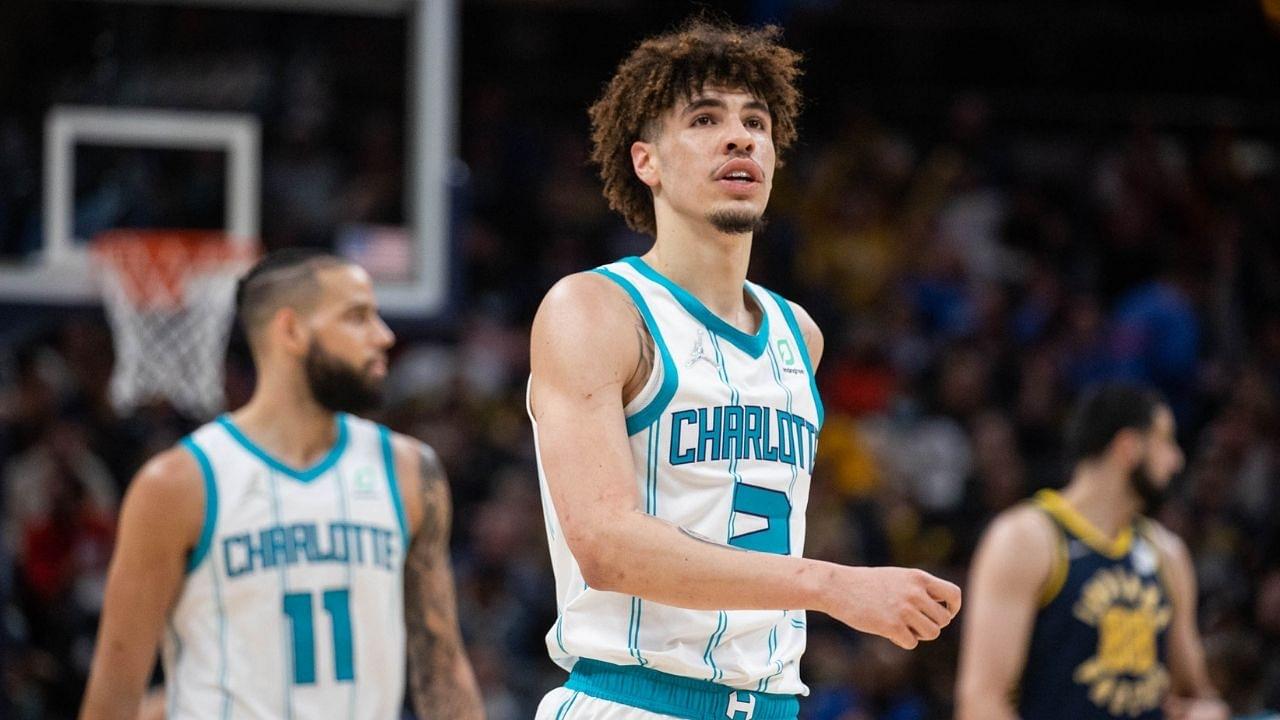 "LaMELO BALL WAS A PLUS FORTY-FIVE?!": StatMuse reveals incredible stat from the Hornets star's game after he drops an incredible 29-point triple-double vs Pacers