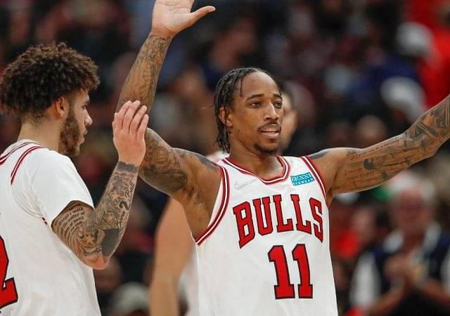 “We have faith in DeMar DeRozan whenever he has the ball in his hands”: Lonzo Ball explains why he picks his Bulls teammate to win the 2022 MVP honors