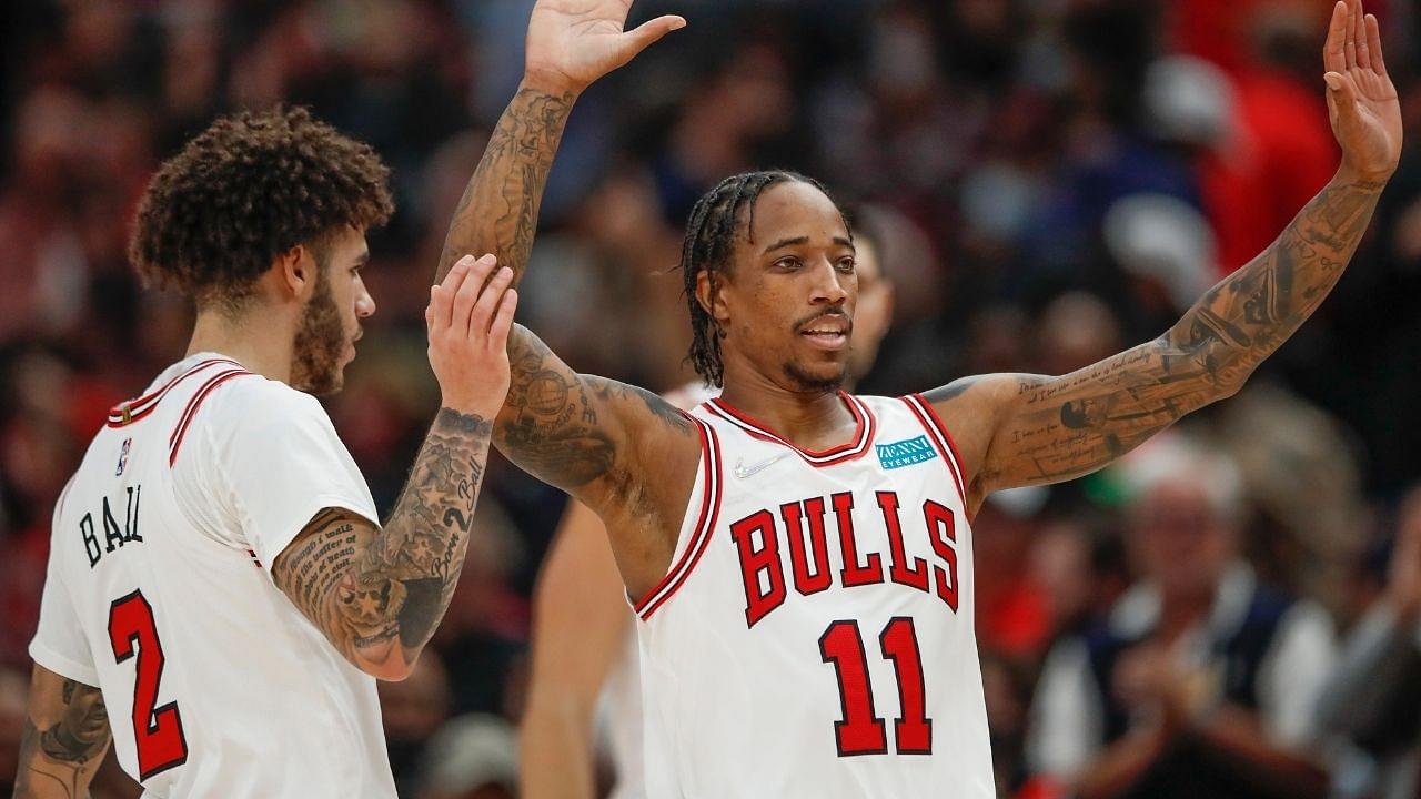 “We have faith in DeMar DeRozan whenever he has the ball in his hands”: Lonzo Ball explains why he picks his Bulls teammate to win the 2022 MVP honors