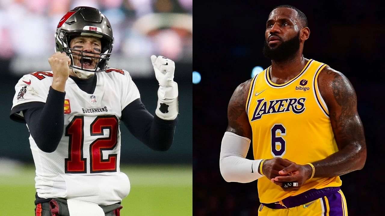 Lakers' LeBron James inspired by Buccaneers' Tom Brady, but unsure whether  he'll match QB's longevity