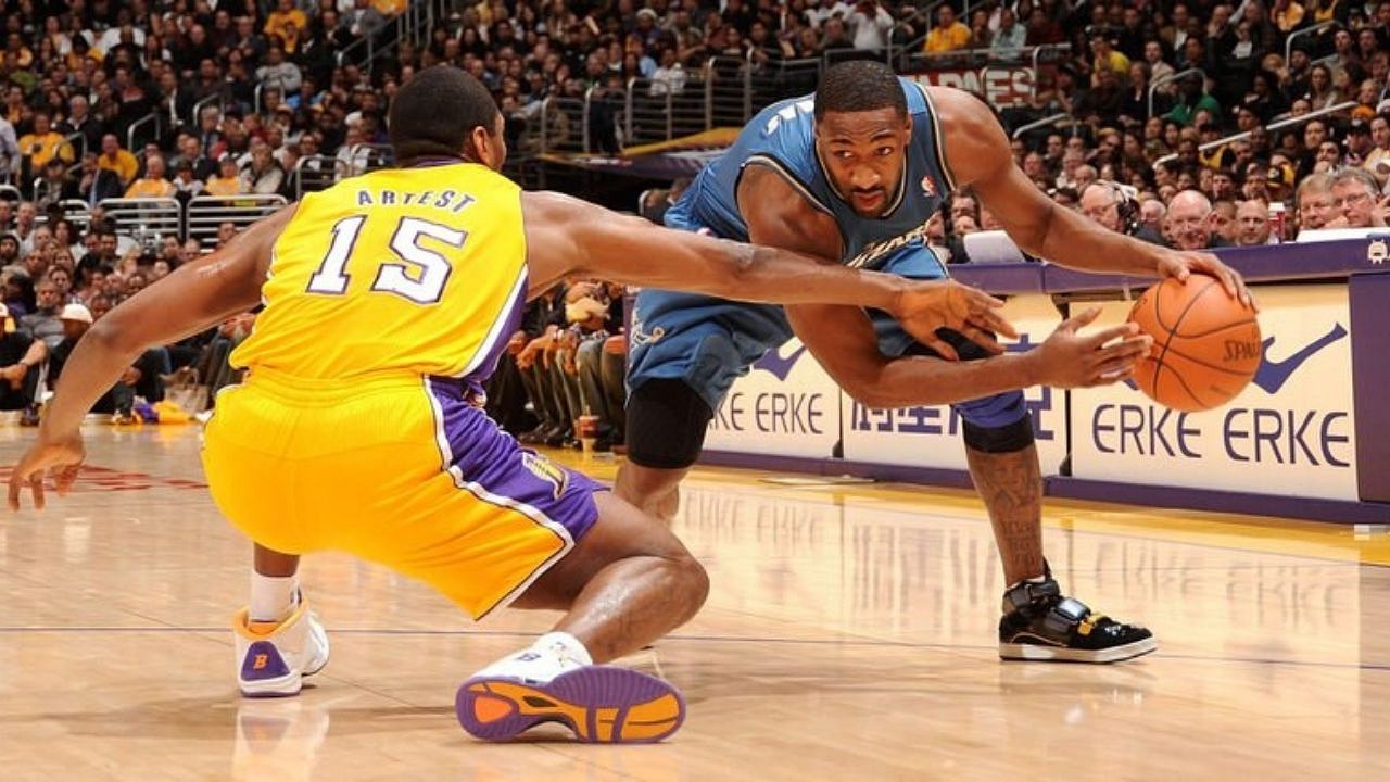 Gilbert Arenas was really hooping in Dolce and Gabbana shoes!?” How the  Wizards legend dropped 30 points every night in non-hoop shoes - The  SportsRush