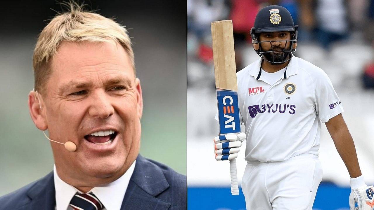 "Rohit will be the favourite to lead the side": Shane Warne reckons Rohit Sharma is best suited to become team India's next Test captain