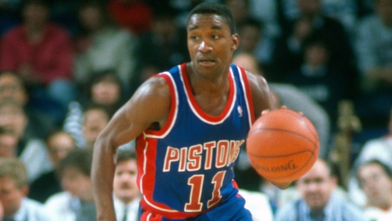 NBA 75: At No. 26, Isiah Thomas spearheaded Detroit's 'Bad Boys' and  embraced toughness as a leader - The Athletic