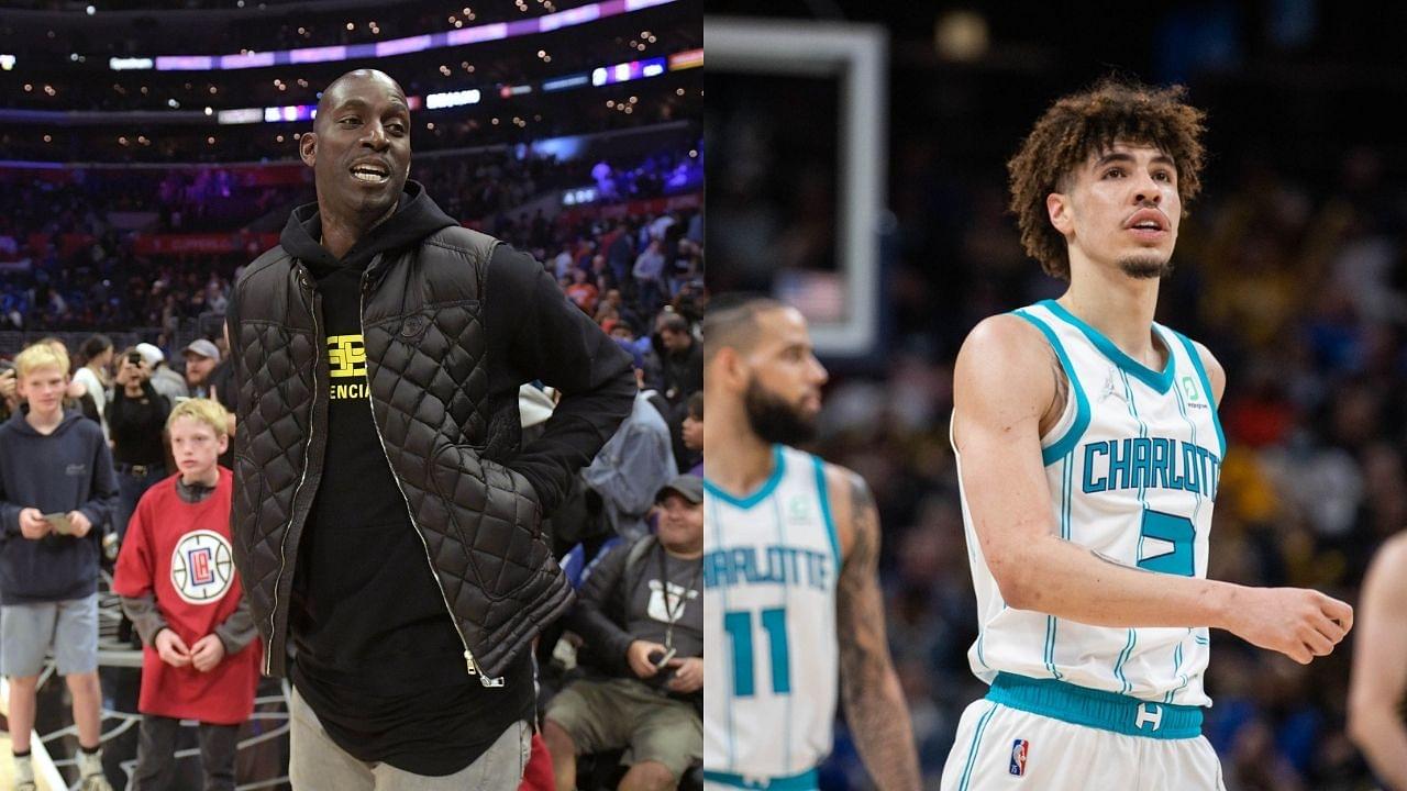 "I love watching the Hornets, I got LaMelo Ball being the MVP in the next five years": Kevin Garnett reveals being a big fan of the youngest Ball brother and the Michael Jordan owned team 