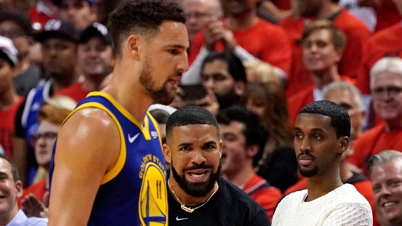 “Klay Thompson, when you’re wakeboarding this summer, throw up the friendly twos”: Drake hilariously flexed on the Warriors guard following Raptors Finals victory