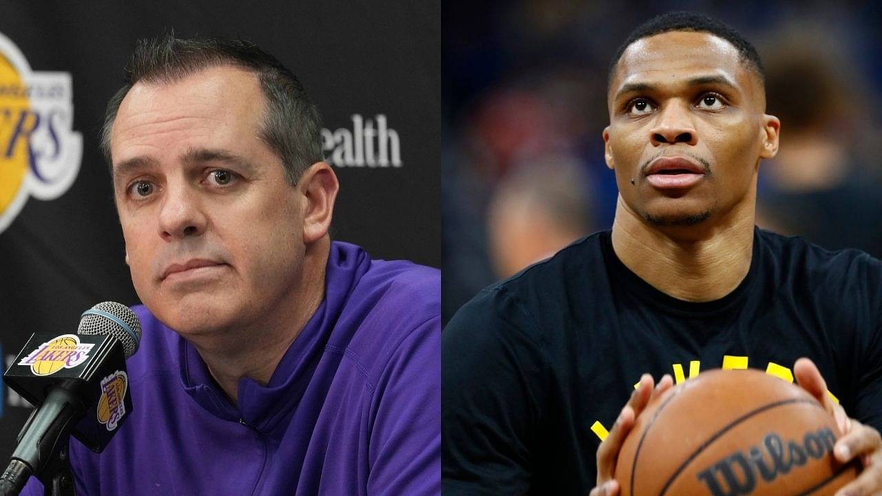 "Russell Westbrook is all in to do whatever's necessary to help the Lakers win a championship": Lakers head coach Frank Vogel on his decision to bench the former MVP in the final minutes against the Pacers