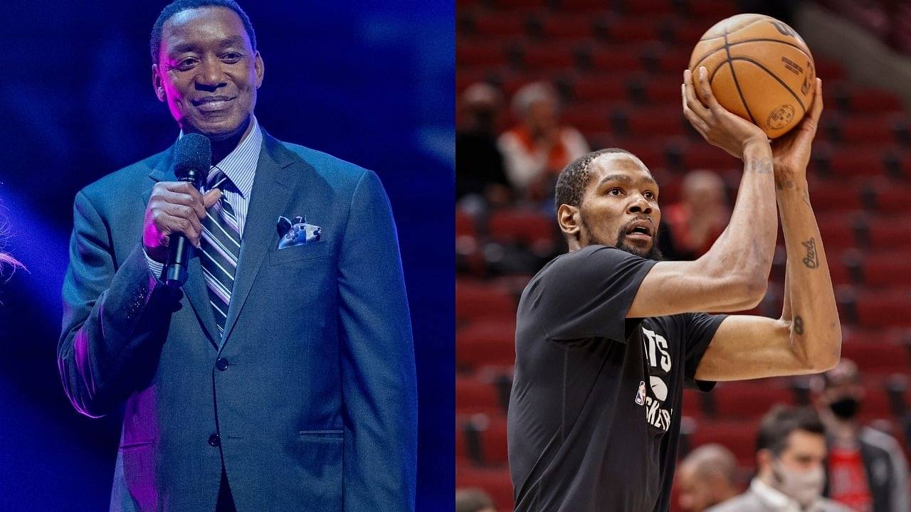 "Kevin Durant's ability not to conform to analytics is what has made him great throughout his life": Pistons legend Isiah Thomas explains why analytics in sports makes everybody conform