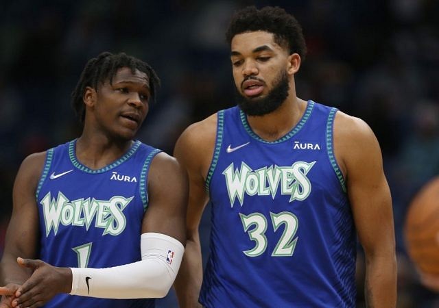 “Karl-Anthony Towns and Anthony Edwards are having a Kevin Durant-James Harden type of connection”: NBA Twitter explodes as the Wolves duo tie the Nets pair for a special feat