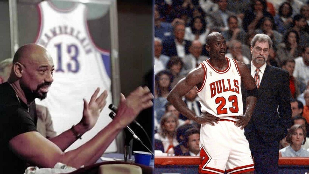 "I don't play golf, and Michael Jordan doesn't play volleyball": Wilt Chamberlain was in awe of His Airness when he met him for the first time during the 1997 All-Star weekend