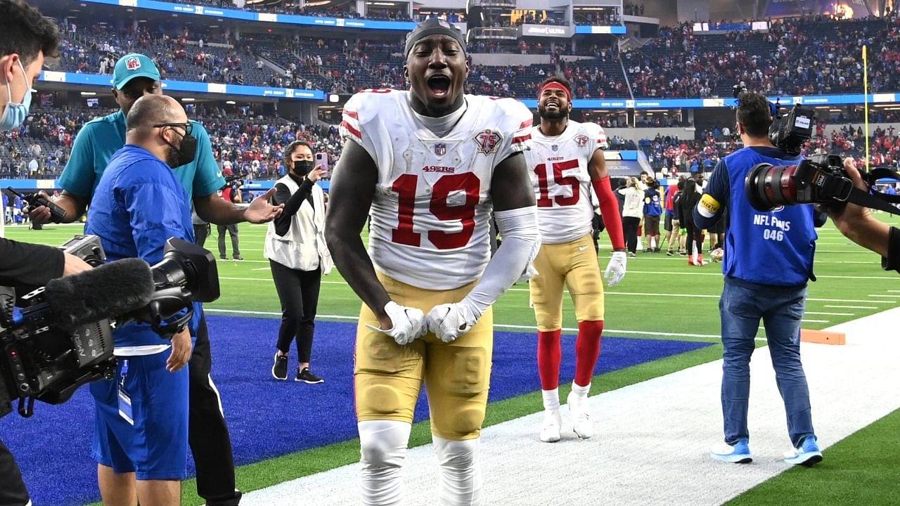 “I feel like the LA Rams pump noise because there wasn't really that many Rams fans in here” : 49ers Star WR Deebo Samuel takes a shot at Rams fan base following a playoff clinching victory vs the Rams at SoFi stadium.