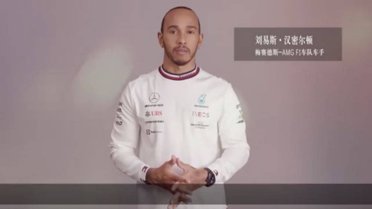 "Hi everyone!"– Lewis Hamilton ends retirement rumours after appearing in video for Mercedes to wish Chinese Happy New Year
