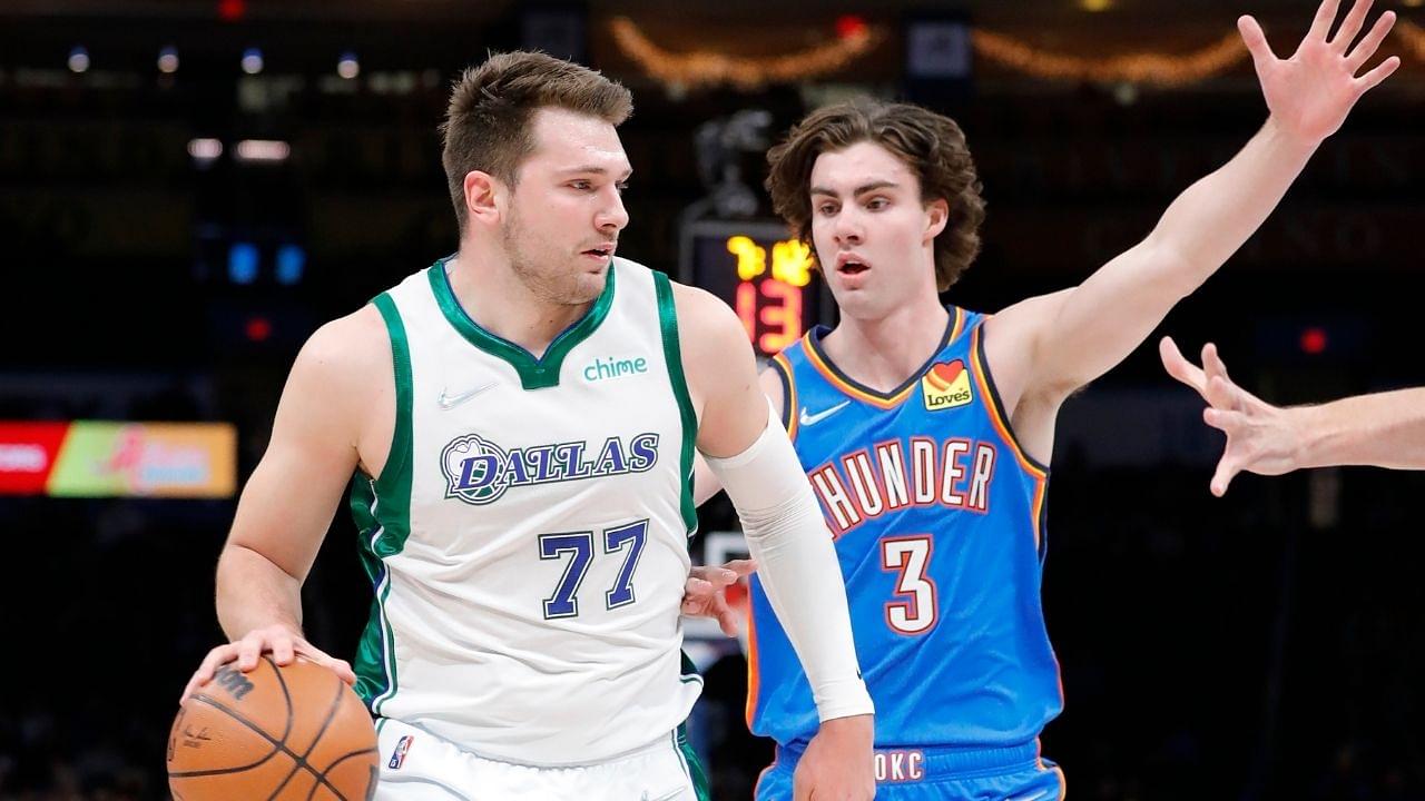 "Luka Doncic is the one I try to model my game after": Thunder's rookie Josh Giddey talks big of the Mavericks' star after their clash at the Paycom Center