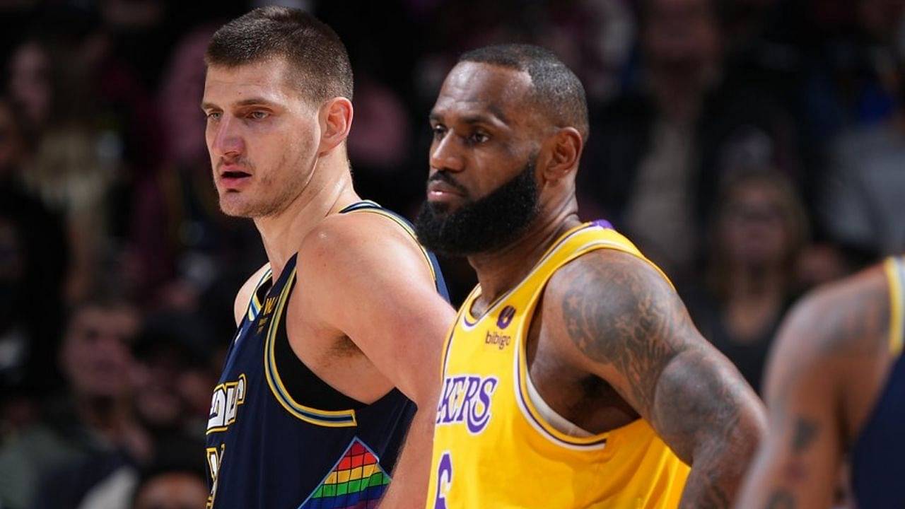 “The best player in the world and LeBron James”: Nuggets Twitter trolls The King posting a photo of Nikola Jokic next to the Lakers superstar