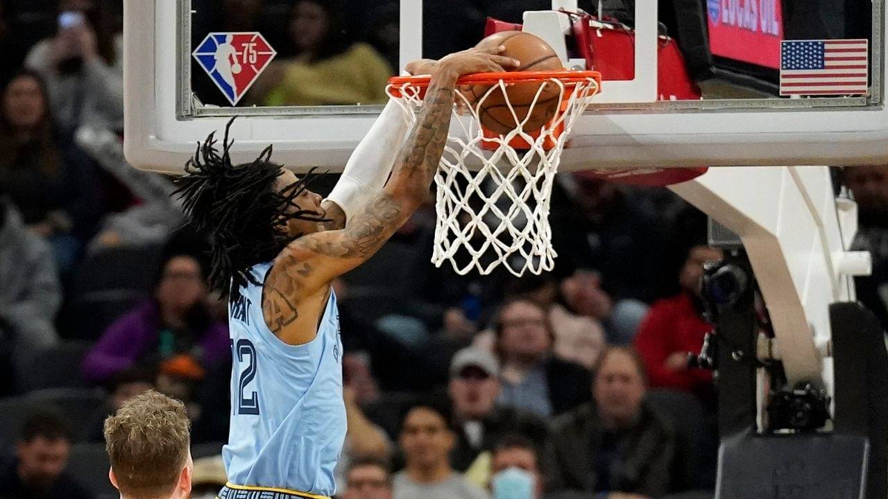 "Shoutout ESPN man": Grizzlies' star Ja Morant took it personally as the network took their game against the Spurs off National Television, dropped 41 points