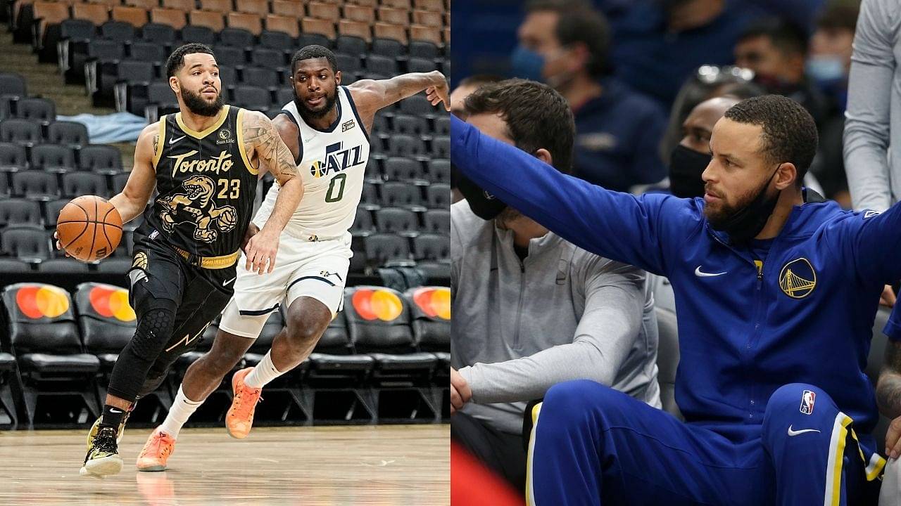 "Fred VanVleet tops the NBA in catch and shoot 3-point shooters": Stephen Curry doesn't make the cut in the top 5 while younger brother Seth and teammate Andrew Wiggins are on the list