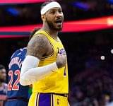 "The sh*t they said was unacceptable, man!": Lakers' Carmelo Anthony reacts to the incident between him and two 76ers fans during 87-105 loss in Philadelphia