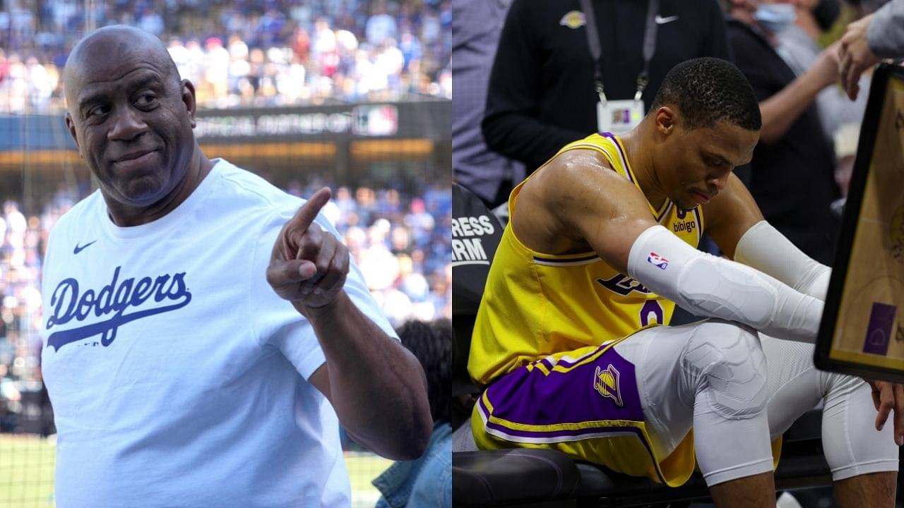 “Magic Johnson is not around the team on a daily basis!”: Russell Westbrook claps back at LA Lakers legend for his tweet saying the fans deserve better following embarrassing defeat to the Denver Nuggets