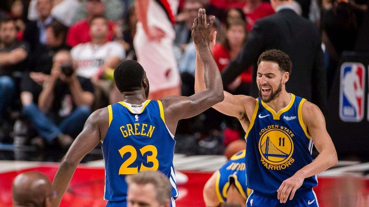 "Klay Thompson sits 4 seats down from me, yet won't give me a date for my podcast!": Warriors' Draymond Green talks about difficulties of podcasting, shares insider information about the 'Sea Captain'