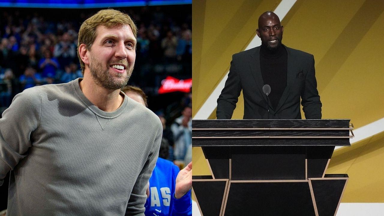 "KG was walking with me the entire way nose to nose": Dirk Nowitzki reveals a hilarious instance of being stalked by The Big Ticket