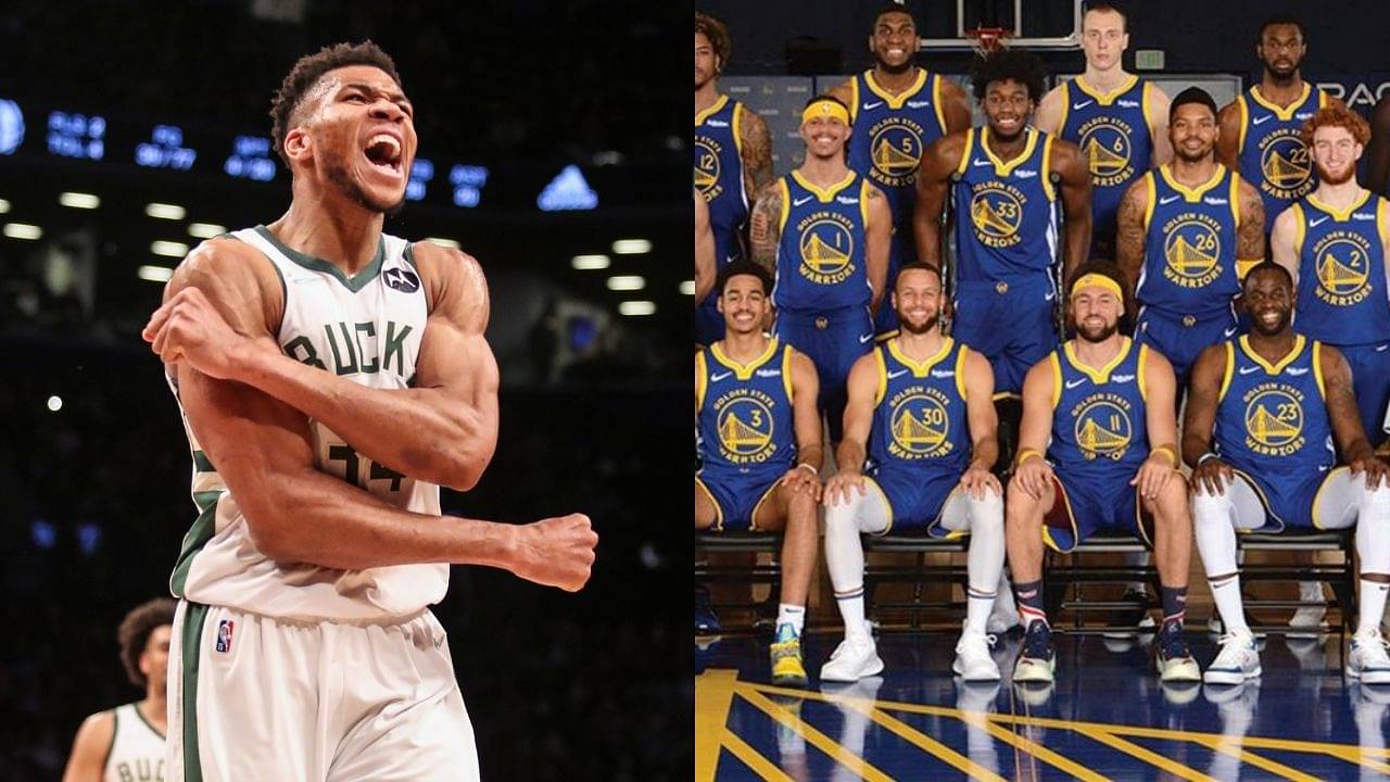 “Giannis Antetokounmpo and Bobby Portis combine to outscore Stephen Curry and Co. 40-38 in the first half!”: Shocking first-half display by the Warriors results in their largest deficit at the break since moving to California in 1962-63
