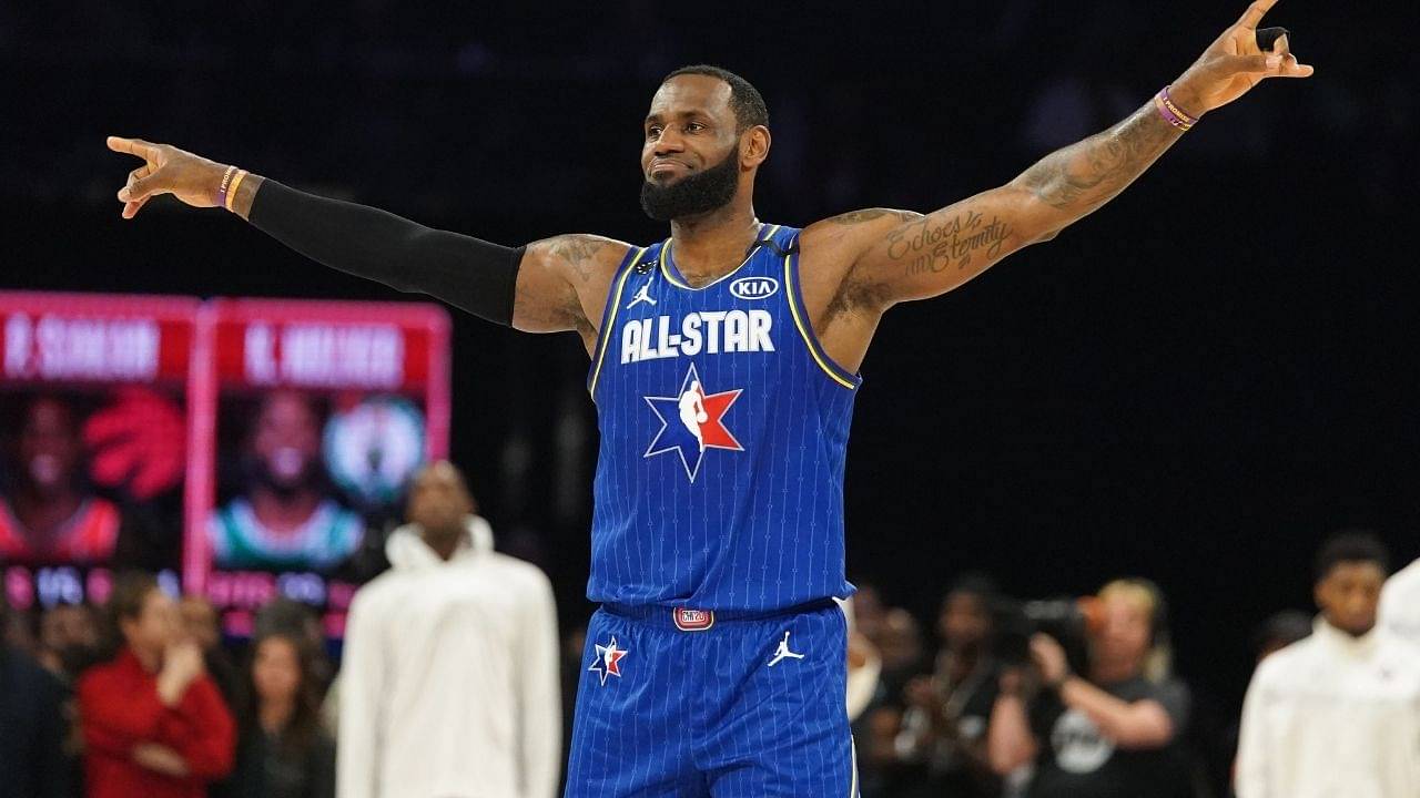 "Gloria James' son! God's plan! LeBron James becomes the first player to be named an All-Star starter for 18 consecutive years": The King ties Michael Jordan for the all-time leader in All-Star votes