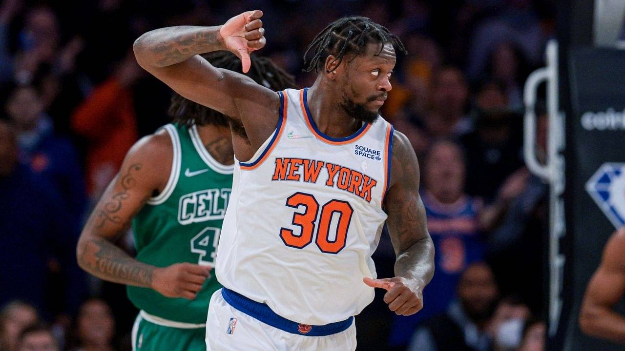 "Julius Randle!! You get a $118 million contract and the fans get a 'Shut the F#ck up' and '-34' games from you?!": A hurt Knicks loyalist opens up after getting thrown out of the game on the All-Star's request