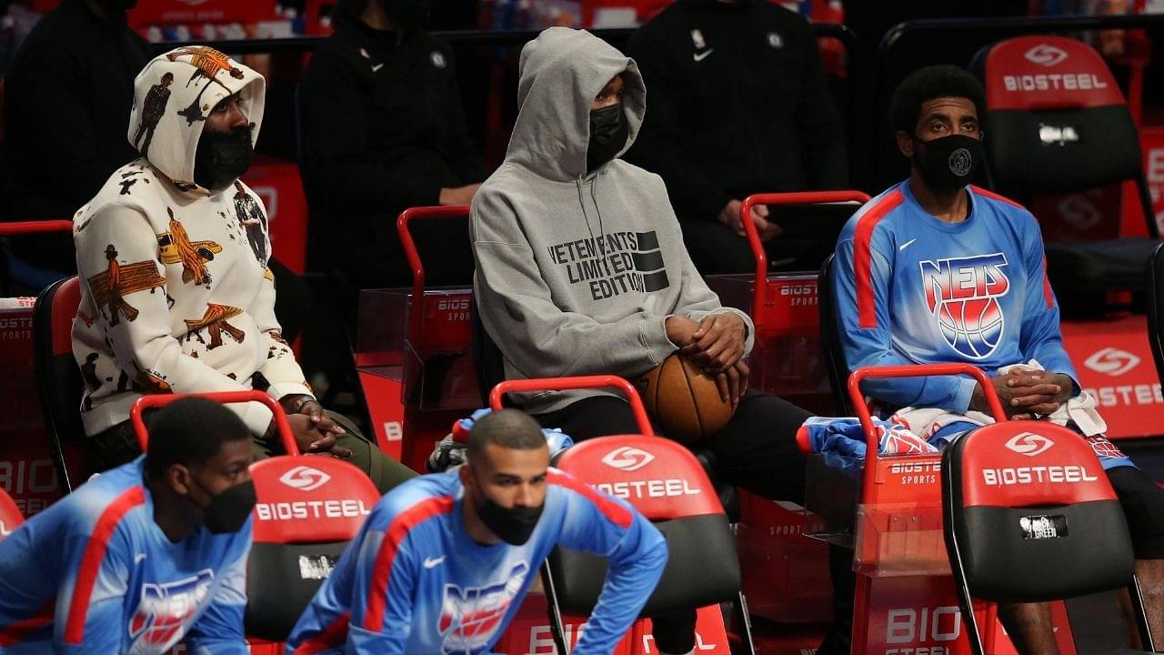"We're that good!": James Harden had a 3 word reply to a reporter when asked about how the Brooklyn Nets big three looked like they never lost a step even after Kyrie's Hiatus