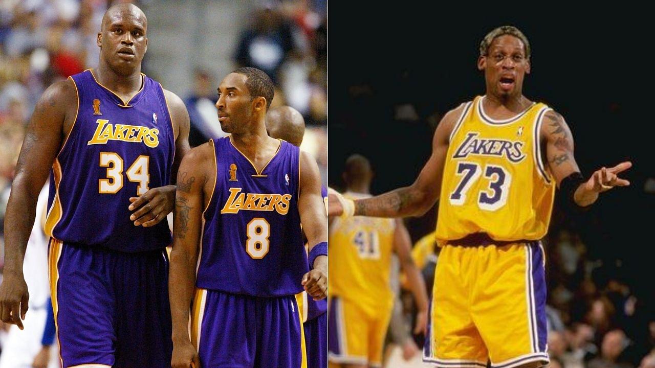 “Kobe Bryant and Shaq are b**ching and complaining everyday”: Dennis Rodman goes off on his short-lived stint with the Lakers and why he needed to go to Las Vegas