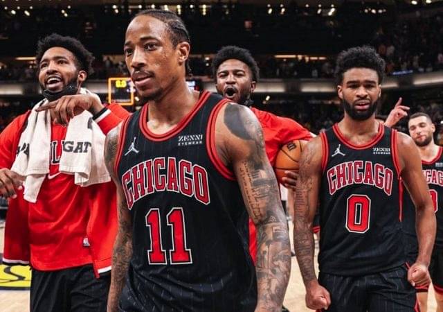 “We feel like we can play with anybody and the goal is to compete for a championship”: DeMar DeRozan explains why having a chip on the Bulls’ shoulders will help them with their goal to win a title