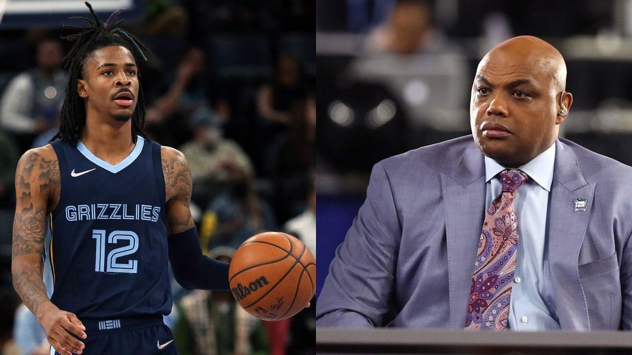 "I don't like Ja Morant... Anybody who has 2 letters in their first name cannot be real!": Charles Barkley piles on his dislike for the Grizzlies' star on Inside the NBA