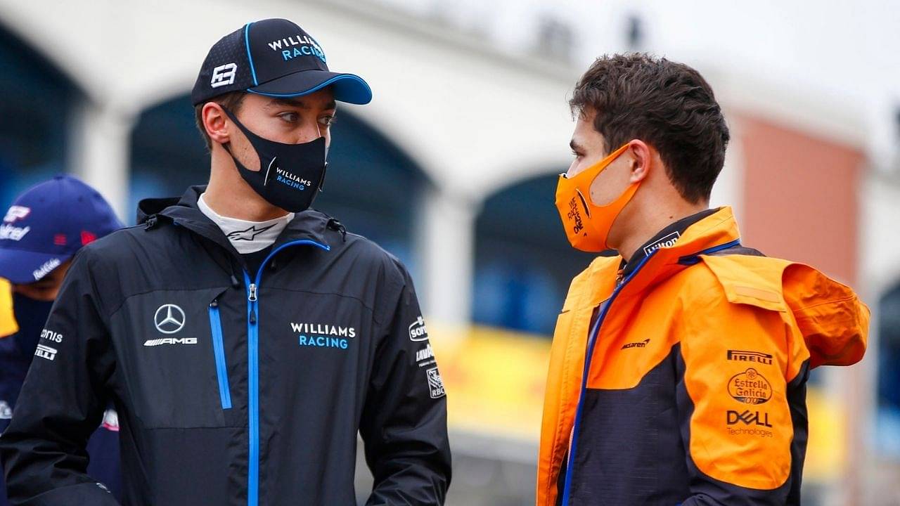 "I hope we get to go wheel-to-wheel"- George Russell and Lando Norris want to race each other in 2022 season