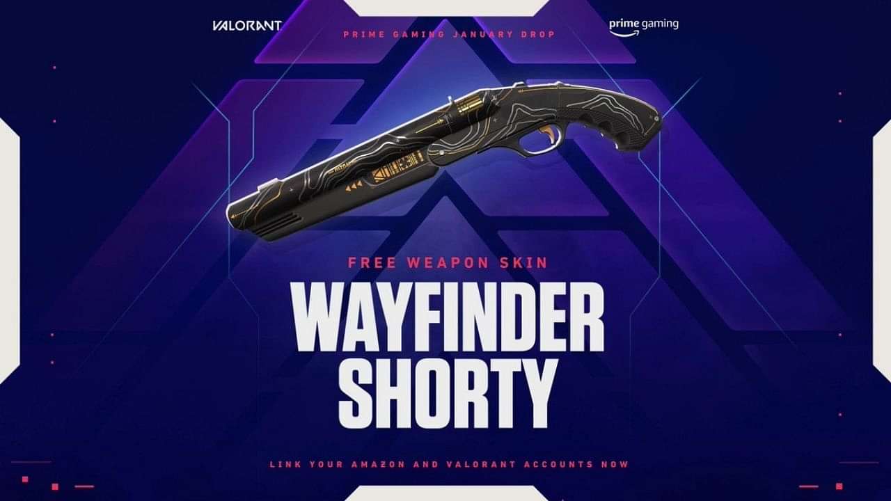 Valorant Prime Gaming Loot: New Wayfinder Shorty is up for grabs