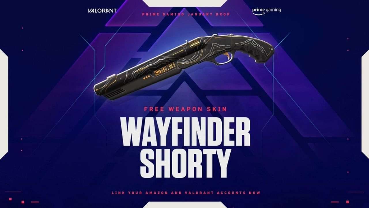 Valorant Prime Gaming Loot: New Wayfinder Shorty is up for grabs just by  connecting your prime gaming account to Valorant - The SportsRush