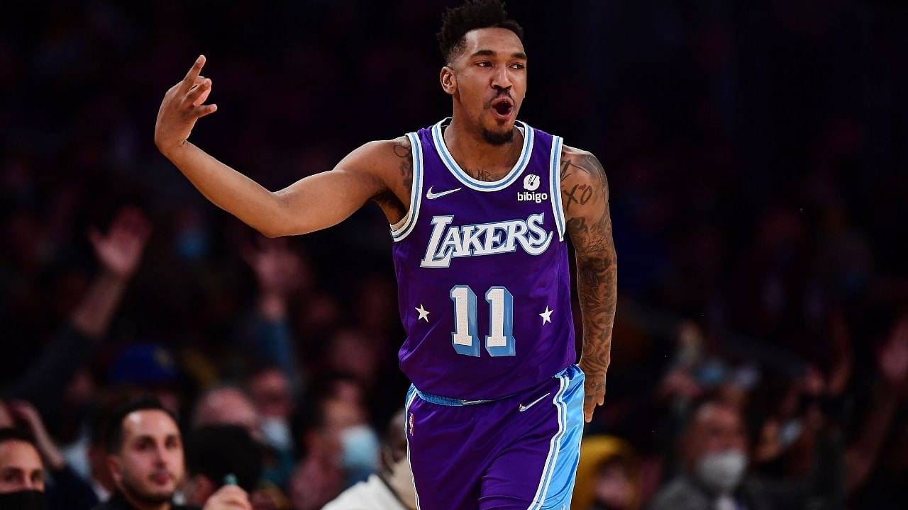 "Crypto. com Arena is the house Malik Monk built": Kamenetzky Brothers, LeBron James, Kendrick Perkins, and Skip Bayless react to the Lakers guard scoring his season-high against the Hawks