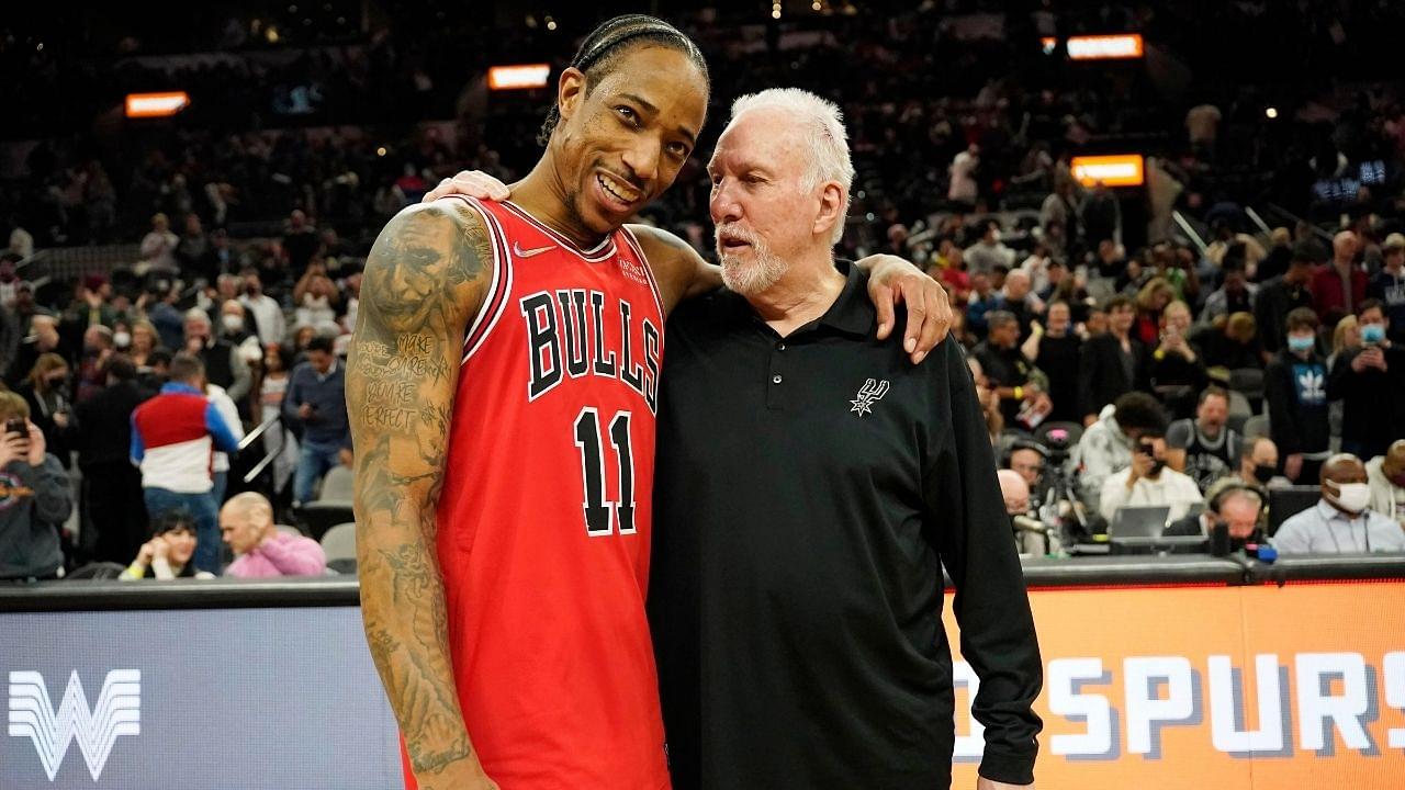 “DeMar DeRozan is superhuman in every way, shape, and form”: Gregg Popovich lauds the Bulls star while explaining how he was one of Pop’s favorite guys of all time