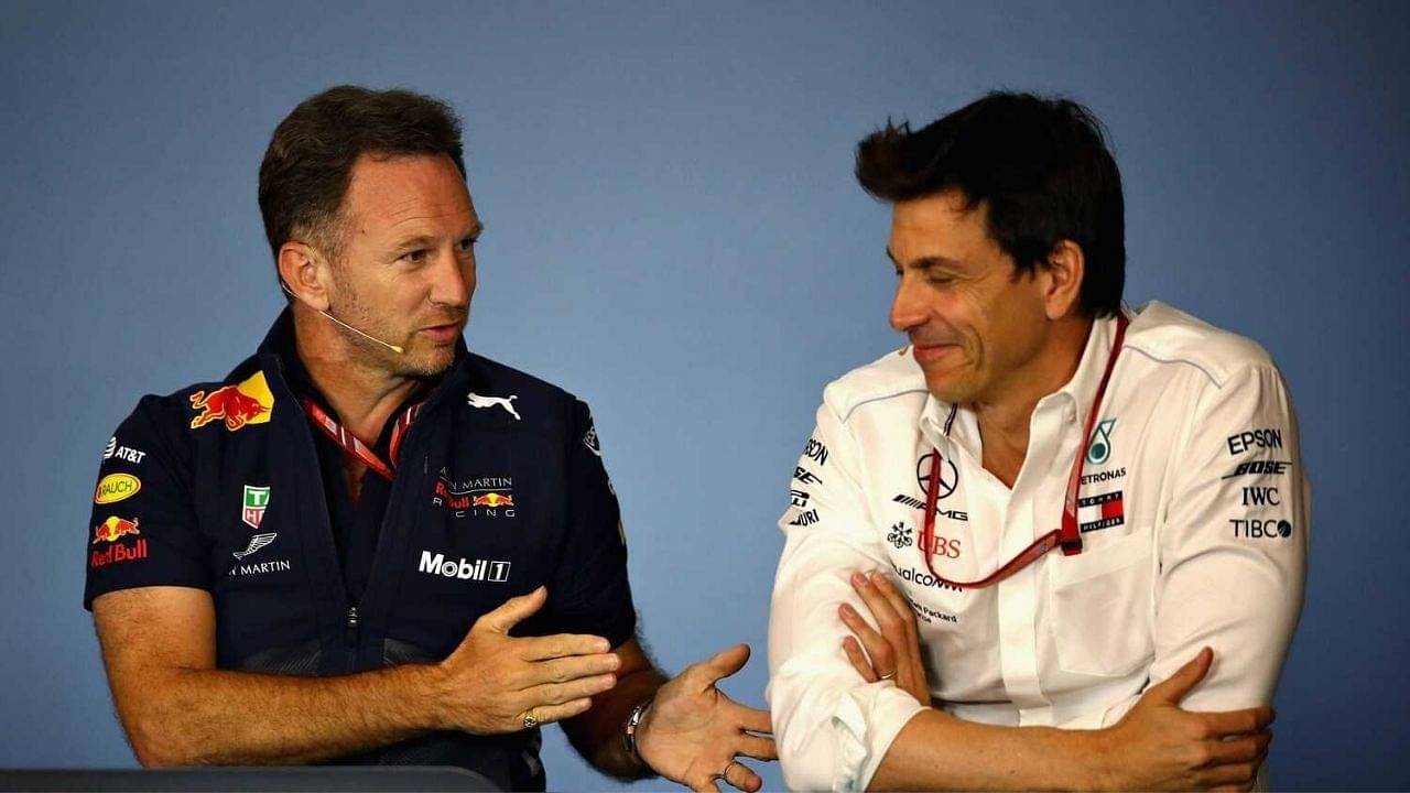 Cover Image for “Toto Wolff is a different kind of animal”– Christian Horner talks about mind games with Mercedes boss in last seasons championship battle