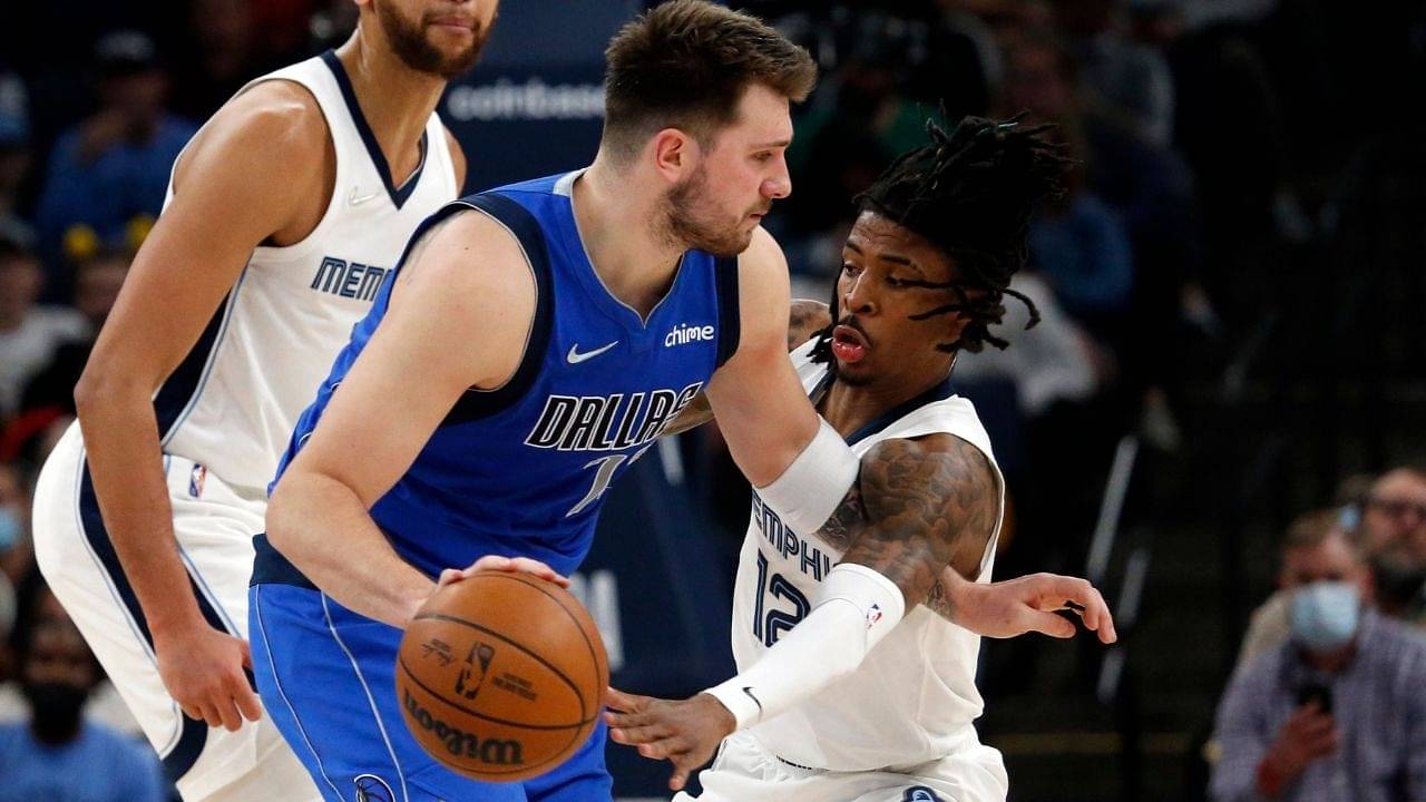 "Ja Morant at his best is almost as good as Luka Doncic at his worst": NBA Twitter reacts to Luka Magic recording his career's 40th triple-double and ending the 11-game winning streak of the Grizzlies