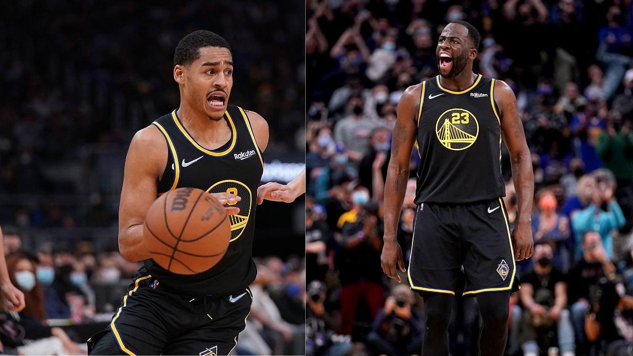 "Draymond Green with the block and Jordan Poole slams it down with authority!": Warriors' stars secure the win over the Heat with a brilliant sequence