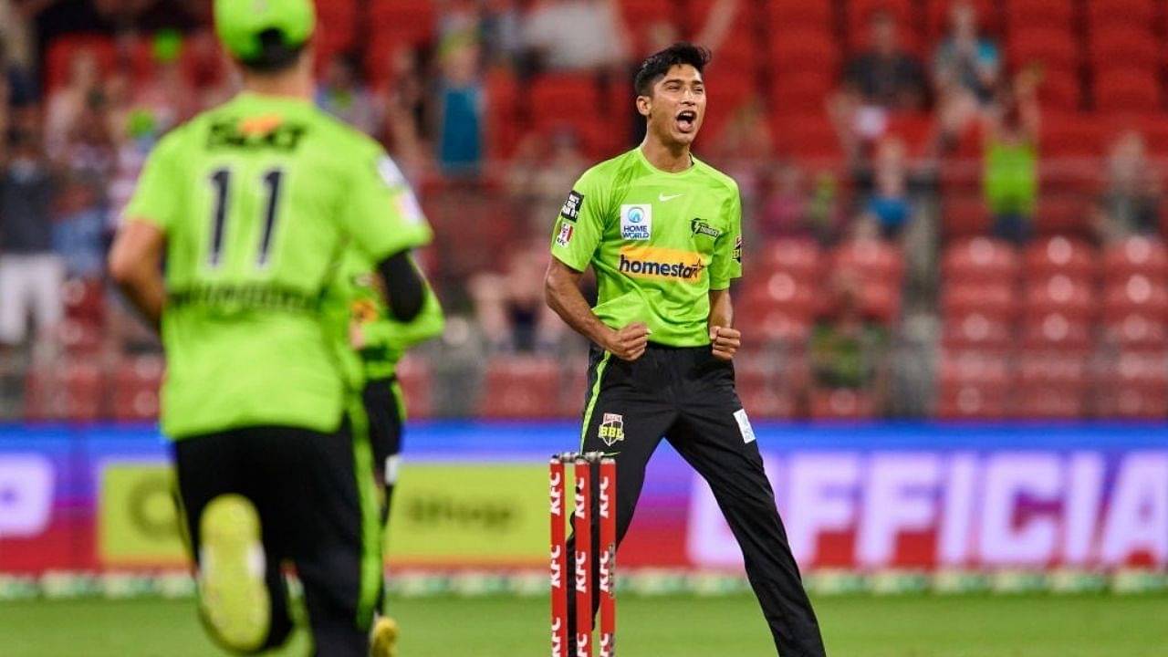 Mohammad Hasnain BBL debut: Pakistani speedster picks three wickets in first BBL over for Sydney Thunder