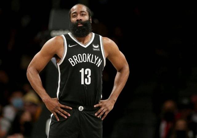 "Did I say that sh*t about wanting to leave Brooklyn?!": James Harden gets chippy with reporter after being asked about rumors surrounding his potential free agency in 2022