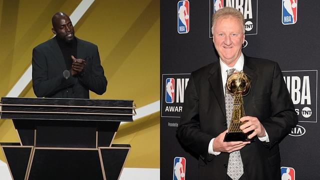 "You couldn't fool the Celtics fans, they have a sense of basketball history and high basketball IQs": Kevin Garnett reveals taking inspiration from Larry Bird when he decided to don a Celtics jersey