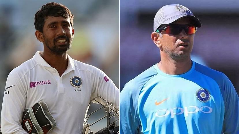 "Rahul Dravid suggested that I think about taking retirement": Wriddhiman Saha reveals Rahul Dravid's suggestion post selection snub for India vs Sri Lanka Test series