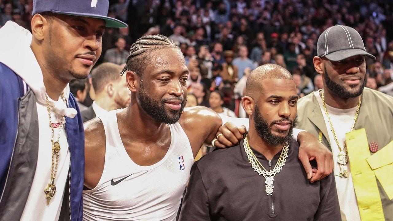 "We talk a lot about what LeBron James is doing in his 19th year, but we don’t give Chris Paul his flowers enough": Dwyane Wade believes his banana boat partners deserve equal recognition for their greatness