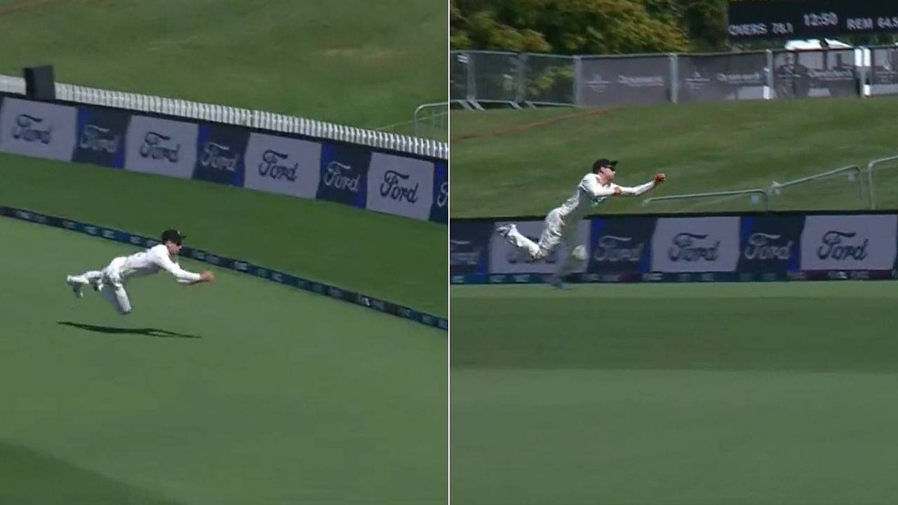 Will Young catch vs South Africa: New Zealand player grabs terrific boundary catch to dismiss Marco Jansen in Christchurch Test