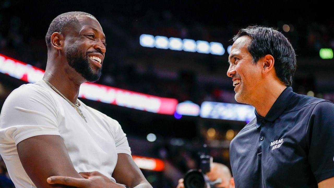 "People are bored of Erik Spoelstra's greatness, and it s**ks": Dwyane Wade campaigns for Coach Spo to be crowned Coach of the Year in light of the Heat being the top seed in the eastern conference 