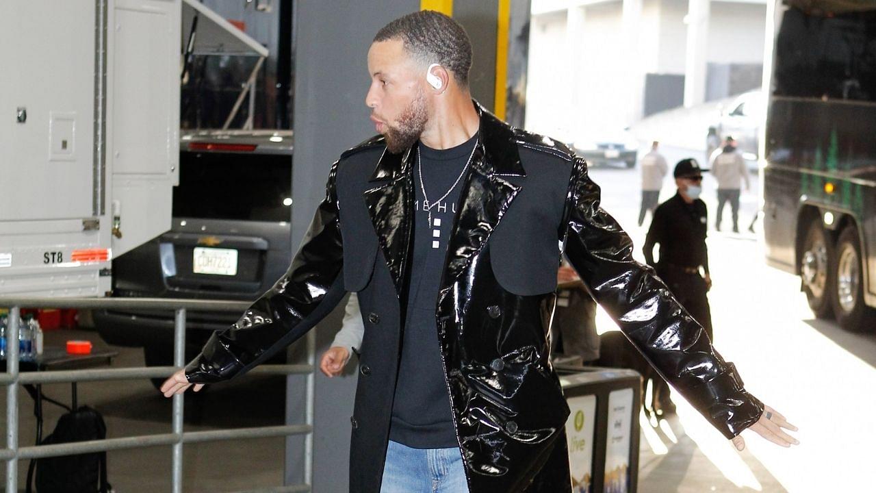 "Stephen Curry, you know you bad when you can wear that!": Charles Barkley, Shaquille O'Neal, and NBA Twitter react to the Chef's outfit as he pulled up in Portland for the game against the Trailblazers