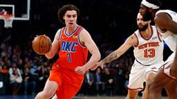 “Josh Giddey eclipses Magic Johnson, Luka Doncic for MSG record!" OKC rookie etches his name into history books as he becomes the youngest player to record a triple-double against the Knicks